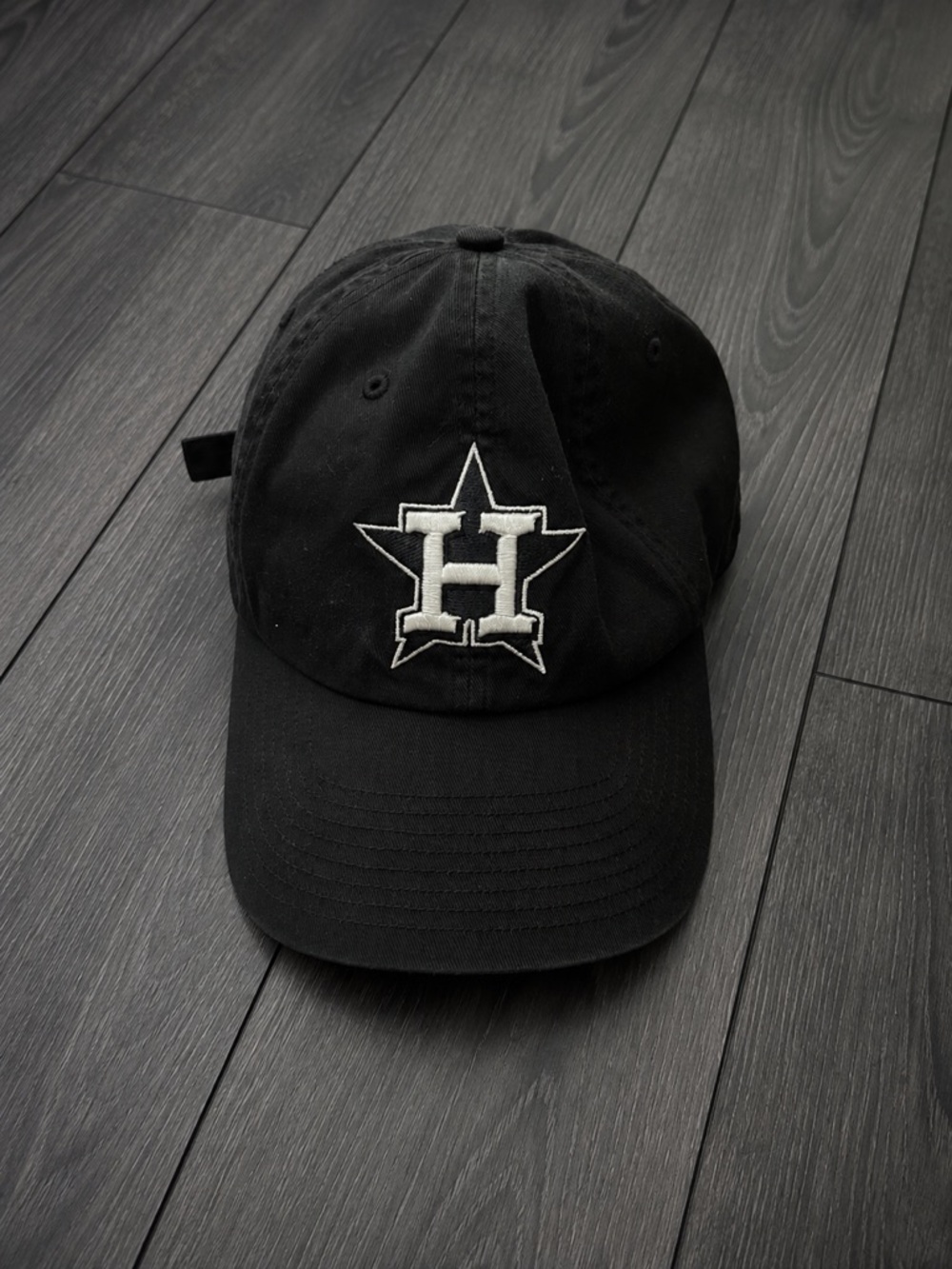 47 Brand Houston Astros Black Dad Hat Adjustable OSFA MLB Cap